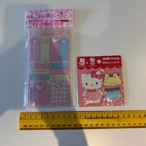 Lot of 2 Hello Kitty Sticky set Made in Japan